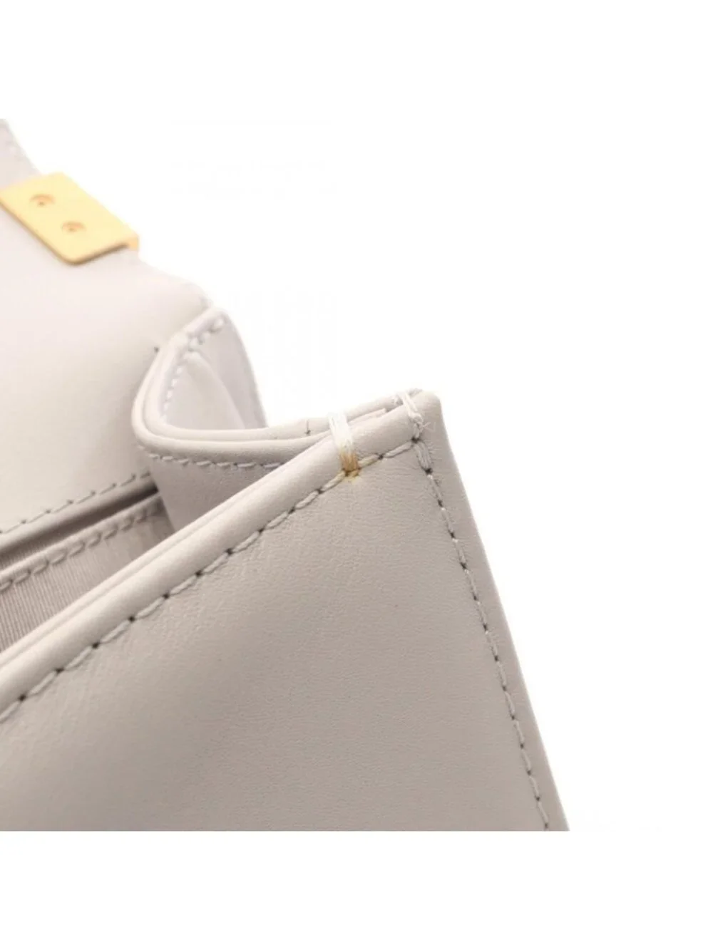 Chanel Shoulder Bag Boy Light Gray Lambskin Boy 19 Chain